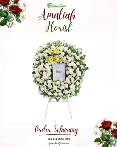 Krans Bunga Duka Cita di Anggut Dalam
